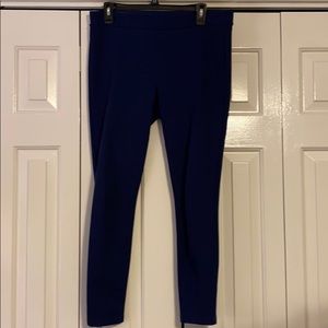 a.n.a. Navy ankle pants